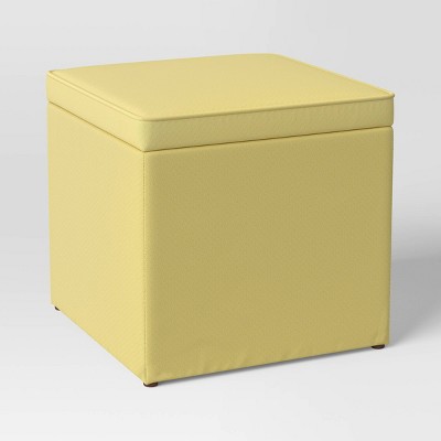 Single Storage Ottoman Yellow (FA) - Room Essentials™