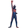 HalloweenCostumes.com Classic Spider-Man Miles Morales Kid's Zentai Costume | Marvel Costumes - 2 of 4