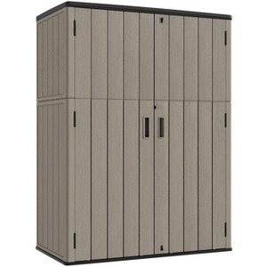 Decksplore Outdoor Storage Cabinet Multi-functional Storage Cabinet Storage Box Waterproof Outdoor Storage Shed - 1 of 4