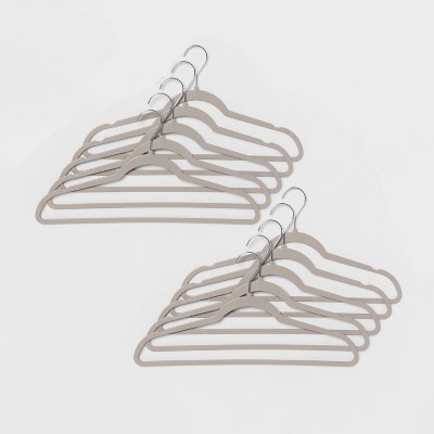 5pk Super Heavy Weight Hangers Gray - Room Essentials™