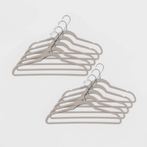 Tendertyme Baby 10 Decorative Clothes Hangers - Gray