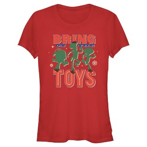 Juniors Toy Story Christmas Bring On The Toys T Shirt - 1 of 4