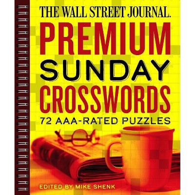 The Wall Street Journal Premium Sunday Crosswords, 4 - (Wall Street Journal Crosswords) by  Mike Shenk (Paperback)