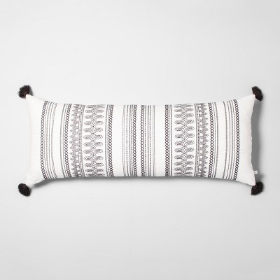 Lumbar Throw Pillow Railroad Gray 