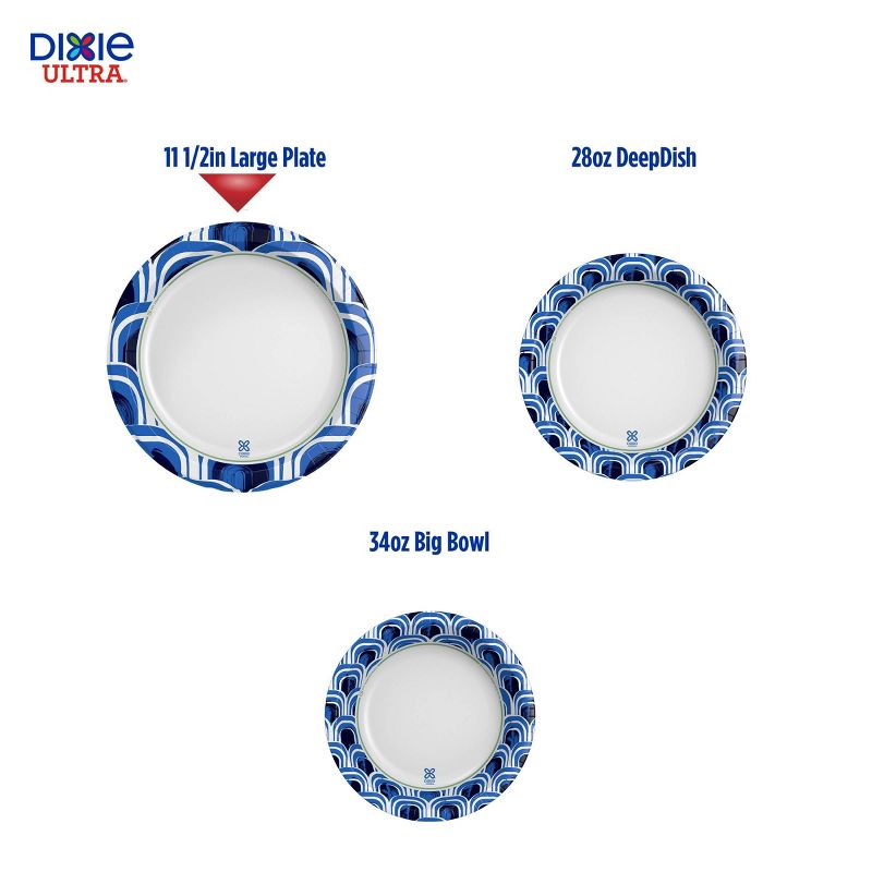 Dixie Ultra Large 11.5&#34; Paper Plates - 12ct, 5 of 13