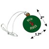 Mississippi Valley State University Delta Devils Logo Mini Small Tiny Wood Christmas Tree Holiday Ornament - 4 of 4