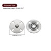 Unique Bargains Alloy Invisible Durable High Hardness Buckle Fasteners Press Studs Buttons 5 Pcs - 2 of 4
