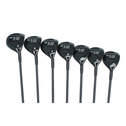 Golfsmith RH Wooden Head Fairway Woods #1, 3, 5 Stainless on sale Shafts