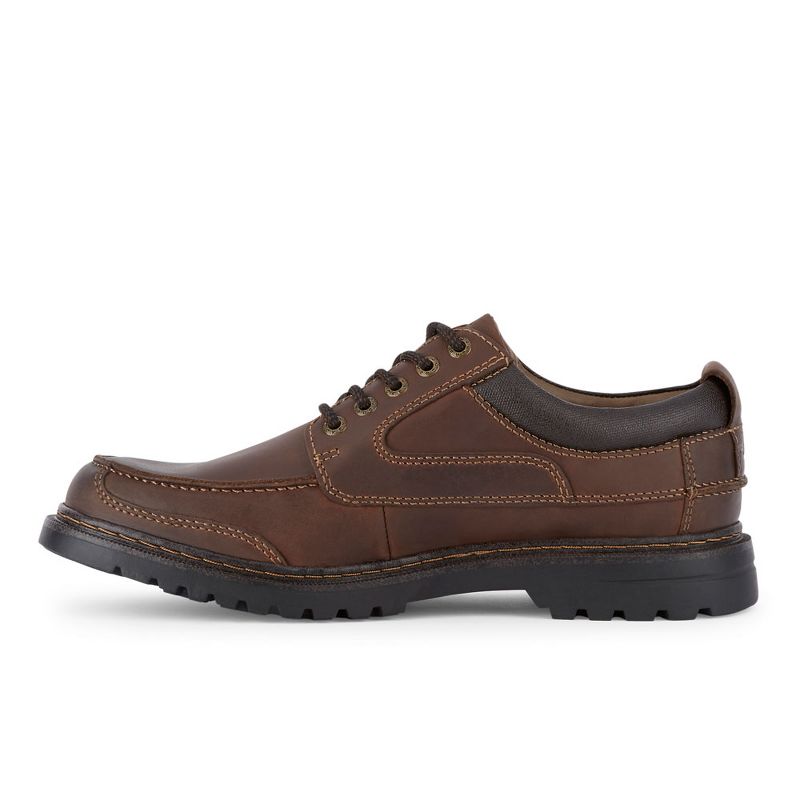 Dockers Mens Overton Leather Rugged Casual Oxford Shoe with Stain Defender - Wide Widths Available, 6 of 9
