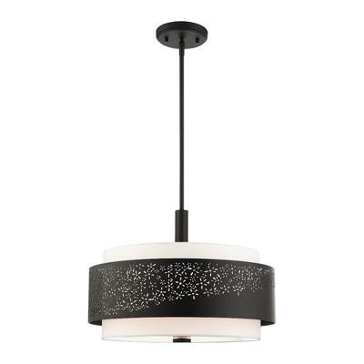 Livex Lighting Noria 4 - Light Chandelier in  Black