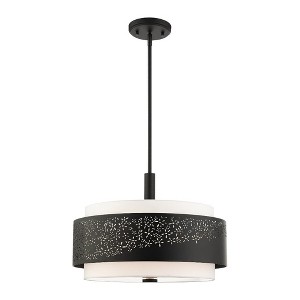 Livex Lighting Noria 4 - Light Chandelier in  Black - 1 of 4