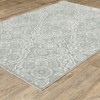 Oriental Weavers Echo ECH02 Teal / Ivory Indoor Area Rug - 5'3" x 7'6" - 4 of 4