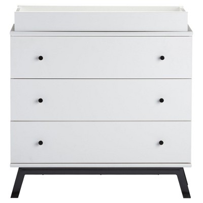 target white changing table