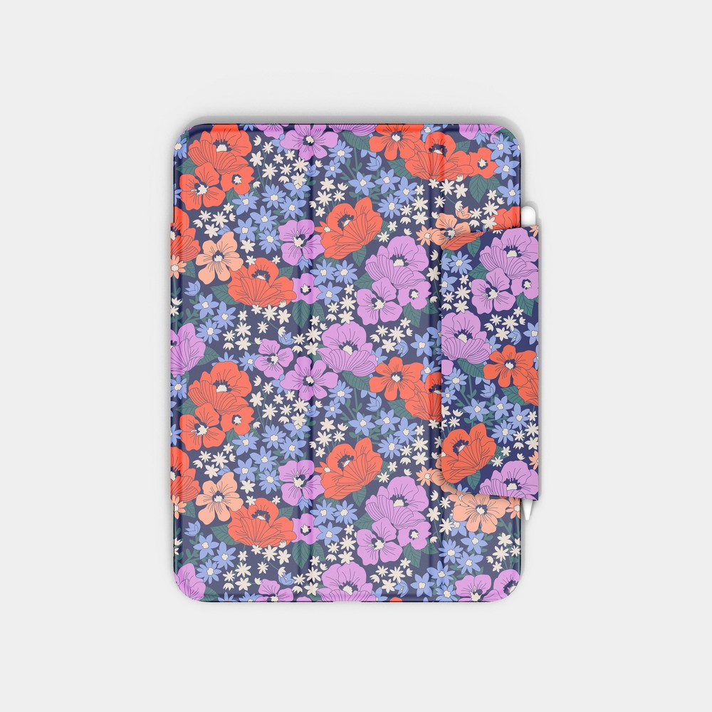 iPad Case (10th/11th Gen) - heyday™ Poppy Flowers