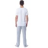 DC Mens' Superman Silhouette Truth Justice Sleep Pajama Set Shirt Pant Multicolored - 2 of 4