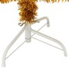 vidaXL Artificial Half Christmas Tree White PVC, Steel 59.1 in high - Gold 5 x 3 ft - 4 of 4