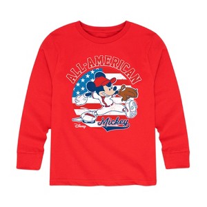 Boys' - Disney - Americana Long Sleeve Graphic T-Shirt - 1 of 4