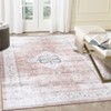 Area Rug Machine Washable Rug Non Slip Indoor Carpet Vintage Distressed Low Pile Rugs Foldable Retro Printed Rug for Bedroom Living Room Kids Room - 4 of 4