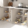 Pull-Out Organizer under Cabinet Storage for Kitchen with Wooden Handle - 2 of 4