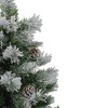 Northlight 2 FT Flocked Pine Artificial Christmas Tree in Burlap Base - Unlit - 4 of 4