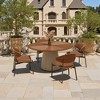 Luck Live 59.05 in. Medieval Modern Round Dining Table, suitable for 6-8 people - 3 of 4