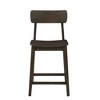 Boraam Torino Wood Counter Height Barstool Carbonite Finish - 3 of 4