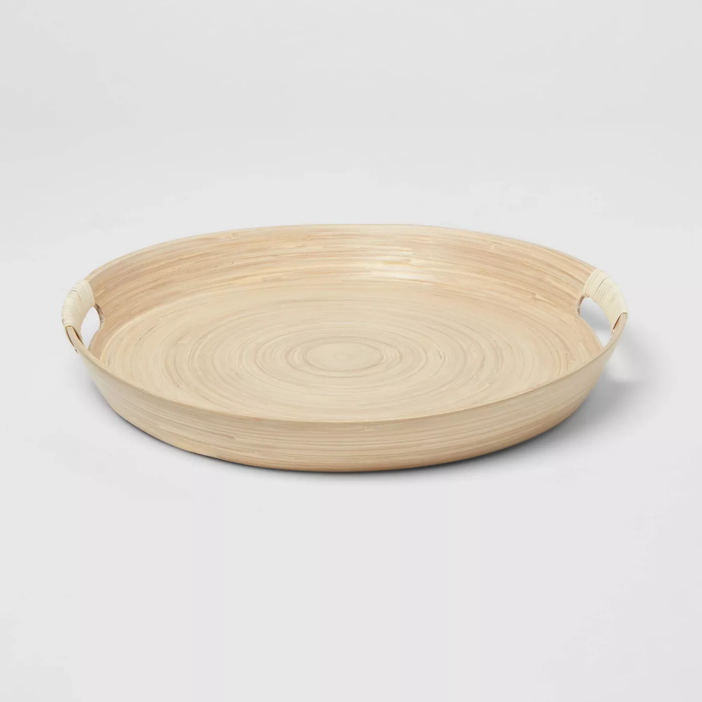 16" Bamboo Spun Serving Tray - Opalhouse™ - image 1 of 4