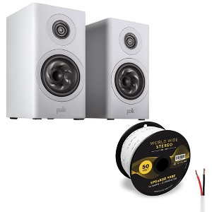 Polk Audio Reserve R100 Bookshelf Speaker Pair with Speaker Wire - 1 of 4
