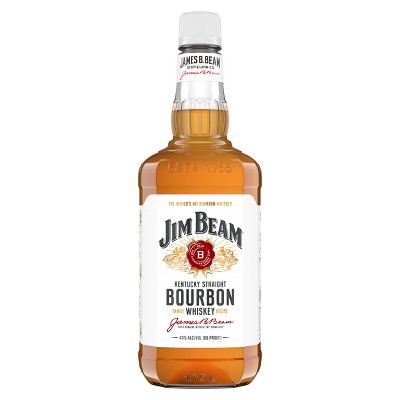 Jim Beam Straight Bourbon Whiskey - 1.75L Plastic Bottle
