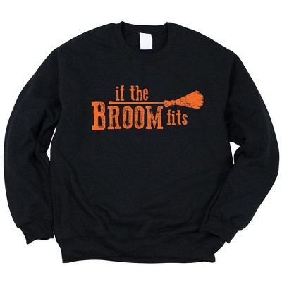 Simply Sage Market Women's Graphic Sweatshirt If The Broom Fits