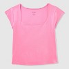 Women's Slim Fit Short Sleeve Square Neck T-Shirt - Wild Fable™ - 4 of 4
