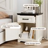 Nightstand, End Table with Drawers, Bed/Sofa Side Tables - 3 of 4