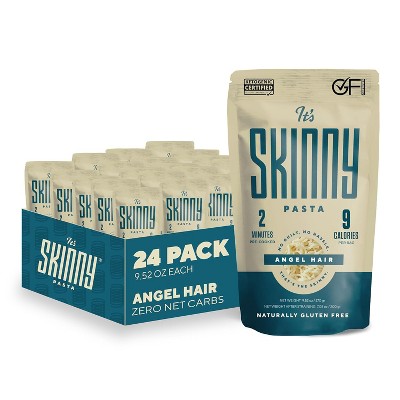It's Skinny Angel Hair Pasta Pre-Cooked Konjac Shirataki Noodles, Gluten Free Pasta, Keto & Paleo-Friendly (24-pack)