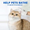 Pet Cleaning Wipes Gloves - 6PC Rinse-Free Grooming Wipes for Dogs & Cats - Bathing, Deodorizing, Paws & Fur Care - 3 of 4