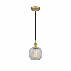 Belfast - 1 Light Cord Hung Mini Pendant In Industrial Style-9.75 Inches Tall and 6 Inches Wide - 1 of 1