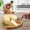 NutriChef Cheese Slicer & Knife Set - Stainless Steel Kitchen Utensils for Hard & Soft Cheeses (PKCNF20) - 3 of 4