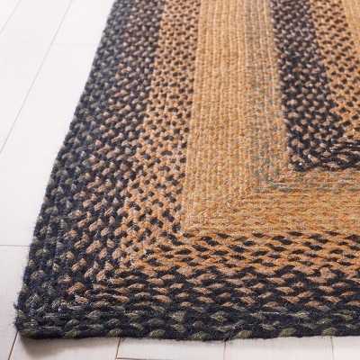 Handmade Braided Natural and Sage Reversible Runner Rug