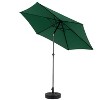KTMBDW 9'Outdoor Patio Umbrella,Outdoor Table Umbrella, Yard Umbrella,Market Umbrella with 6 Sturdy Ribs,Push Button Tilt and Crank(Base Not Included) - 2 of 4