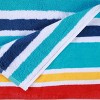 Stripe Cotton Oversized Beach Towel by Blue Nile Mills - 4 of 4