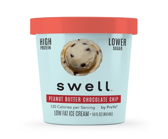 Swell Peanut Butter Chocolate Chip Ice Cream - 14oz