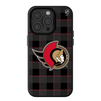 Keyscaper NHL Plaid MagSafe Compatible Cell Phone Case for iPhone 15 Pro