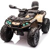 12V Kids ATV 4-Wheeler - 2-Seater Electric Ride-On Toy Car with 2 Speeds, Spring Suspension & Bluetooth - 2 of 4
