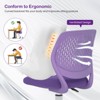 Infans Kids Desk Chair Ergonomic Swivel Children Mesh Study Height Adjustable Purple - 4 of 4
