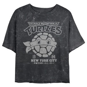 Juniors Womens Teenage Mutant Ninja Turtles New York City 1984 Logo T-Shirt - 1 of 4