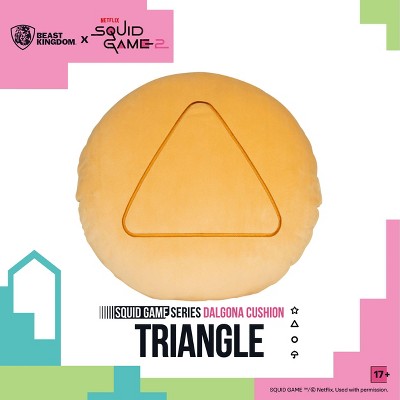 Netflix Squid Game Series Dalgona Cushion Triangle