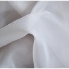 HLC.ME Sheer Voile Transparent Window Treatment Rod Pocket Curtain Panels - Set of 2 - 4 of 4