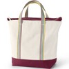 Lands' End Zip Top Canvas Tote Bag - 4 of 4