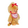 Sekiguchi Monchhichi Beige Girl With Bib - Red/White - 3 of 4