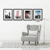 Americanflat 11x14 Picture Frame with Shatter-Resistant Glass - Set of 4 - Use as 8x10 Frame with Mat or 11x14 Frame Without Mat - Black - 4 of 4
