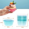 100pcs /Box Baking Utensils Cake Paper Cups Muffins Paper Cupcake Wrappers Oil-proof Chocolate Cake Tray(Coffee) - 3 of 4